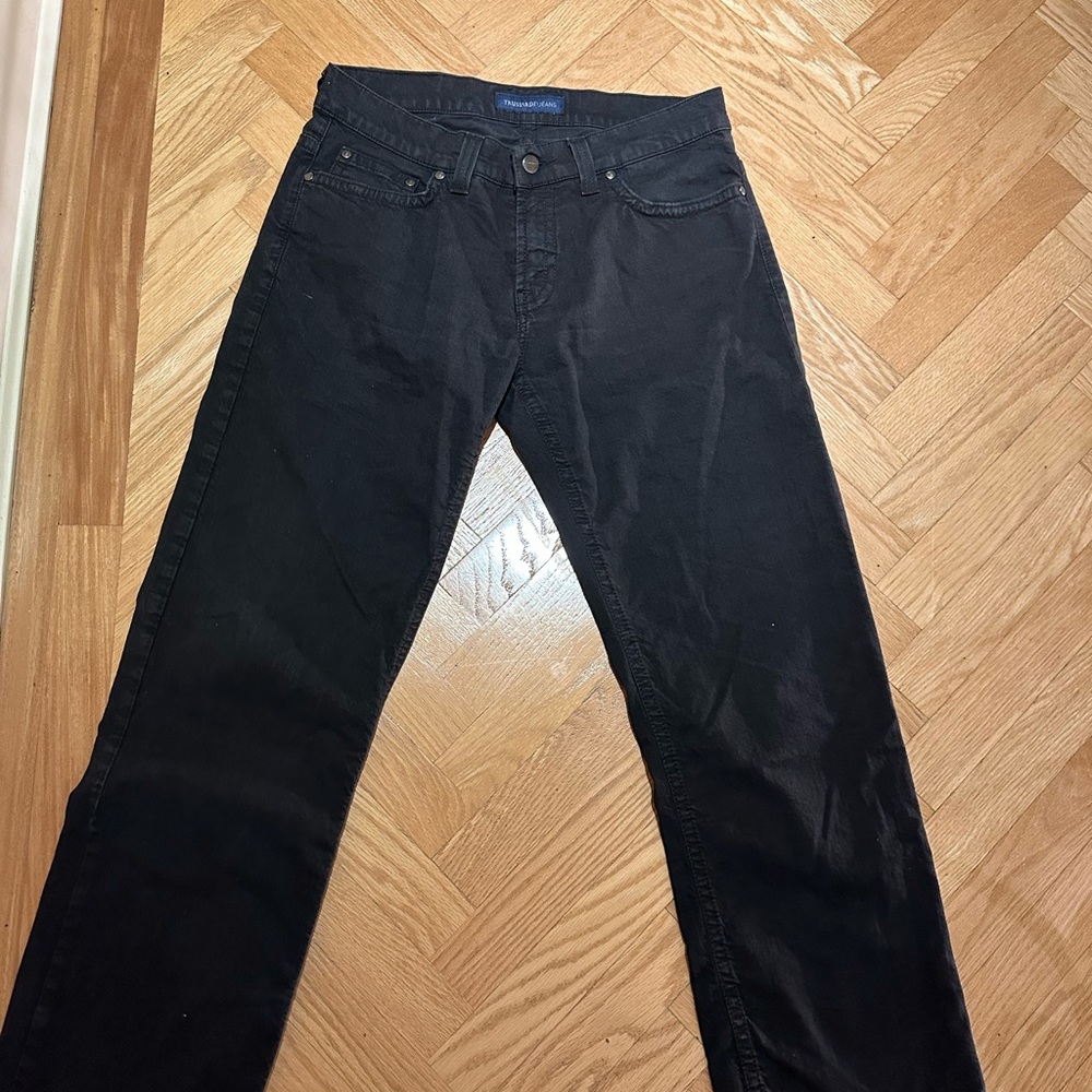 Trussardi Men Black Jeans size 35 fits US 34-35